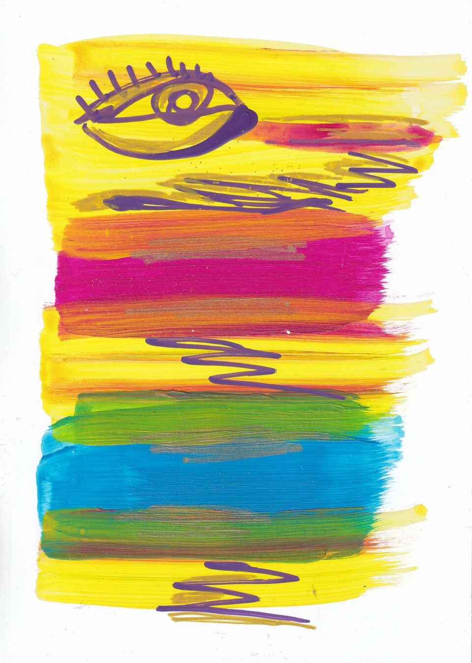 Scribble Garden 12 Acryliccolor paper 14,5 cm x 10,5 cm