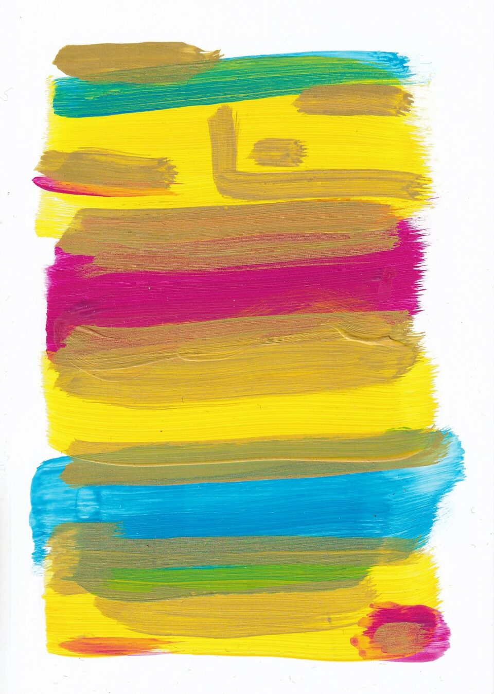 Scribble Garden 14 Acryliccolor paper 14,5 cm x 10,5 cm