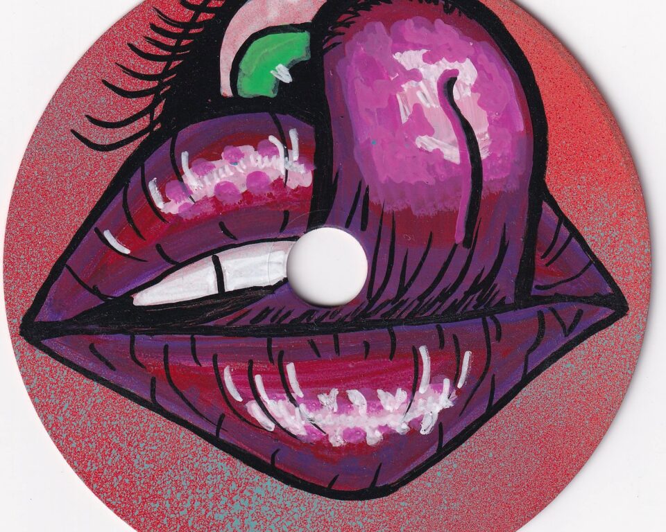 CD Lippe Zunge oben Auge