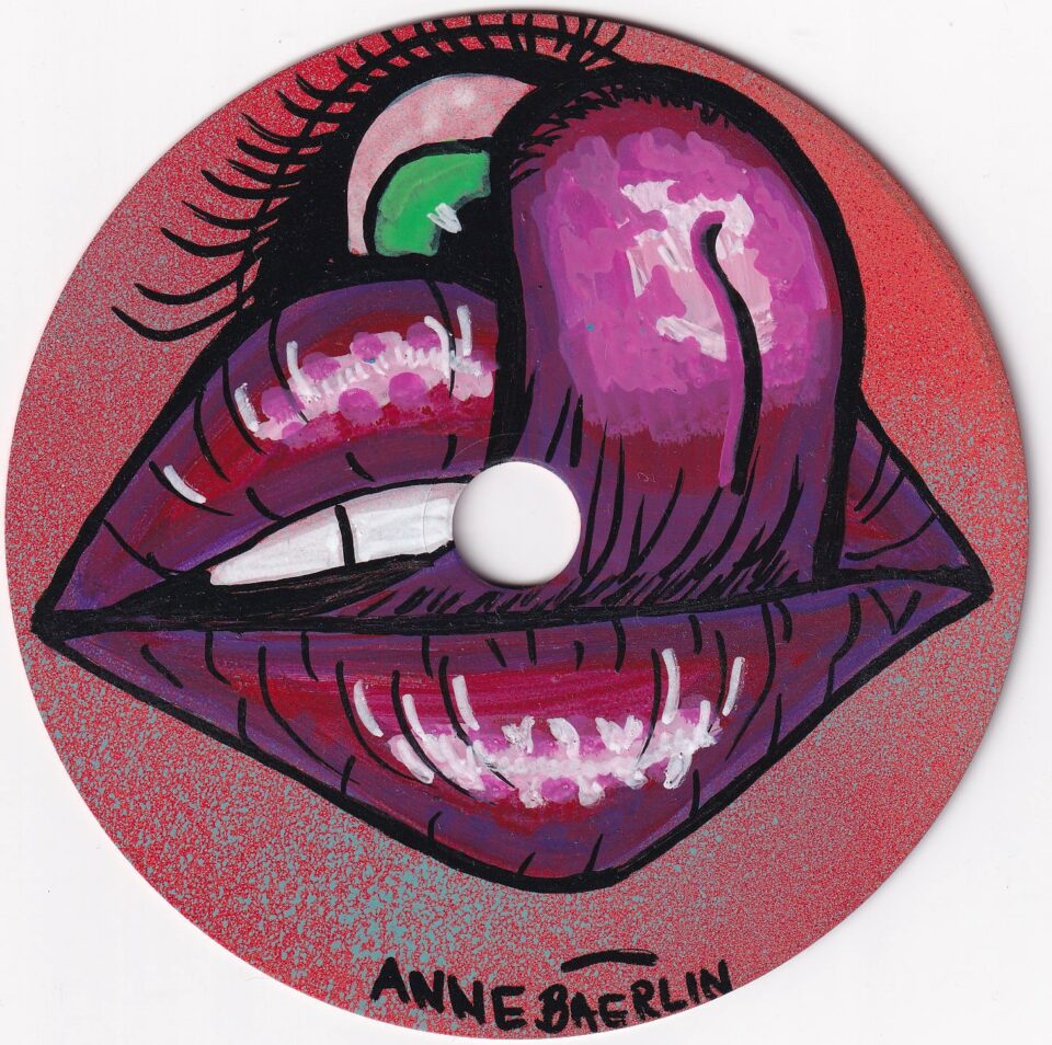 CD Lippe Zunge oben Auge