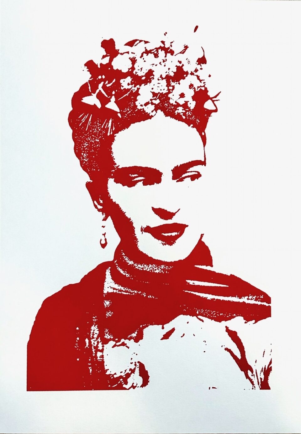 Friedalove Siebdruck rot